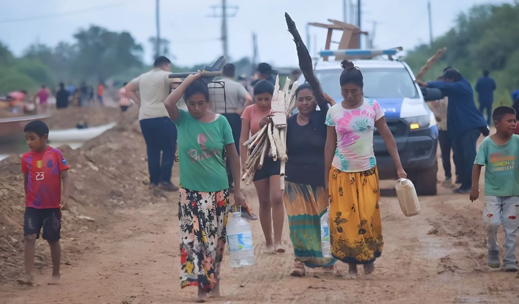 Alerta máxima en Salta: Más de 500 evacuados por la crecida histórica del Río Pilcomayo