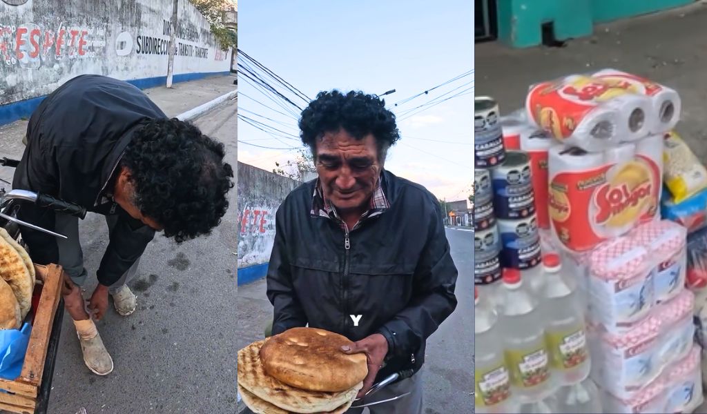 No vendía nada, pero caminaba con fe… hasta que el destino lo cruzó con alguien que lo cambió todo