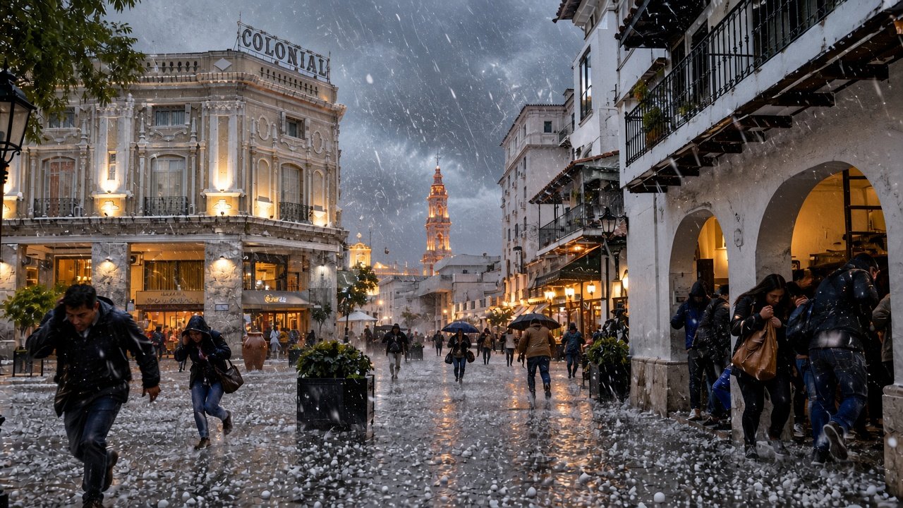  ¡ATENCIÓN SALTA! PODRÍA CAER GRANIZO ESTA NOCHE Y HAY ALERTA POR TORMENTAS FUERTES